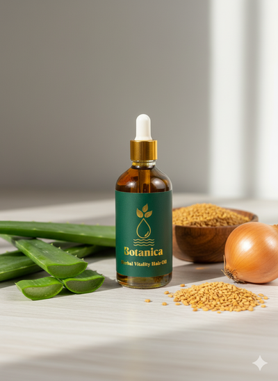 Botanica Herbal Hair Oil – Anti Hair Fall & Hair Growth Solution