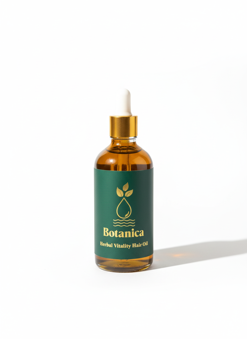 Botanica Herbal Hair Oil – Anti Hair Fall & Hair Growth Solution