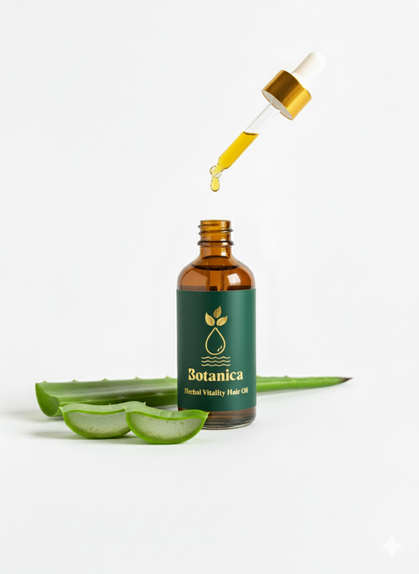 Botanica Herbal Hair Oil – Anti Hair Fall & Hair Growth Solution
