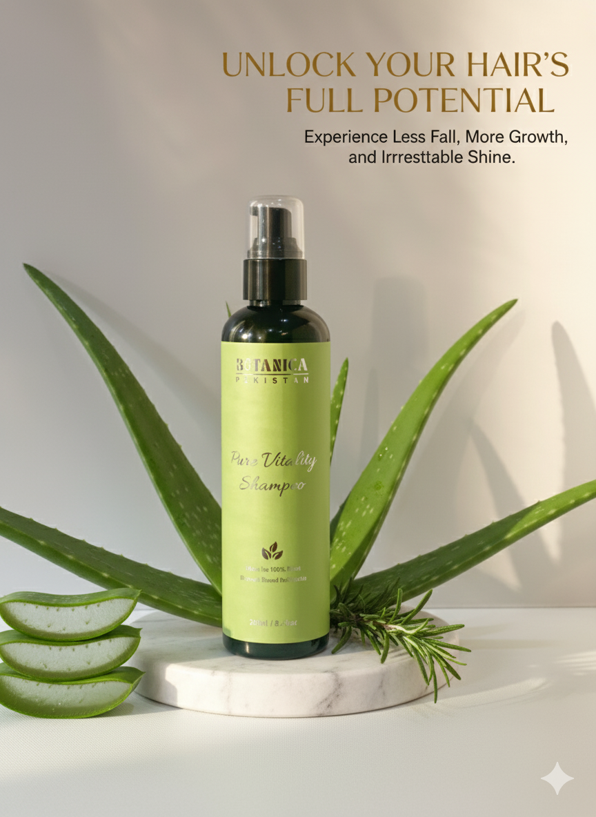 Botanica Pure Vitality Shampoo — Gentle Clean, Healthy Shine
