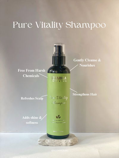 Botanica Pure Vitality Shampoo — Gentle Clean, Healthy Shine